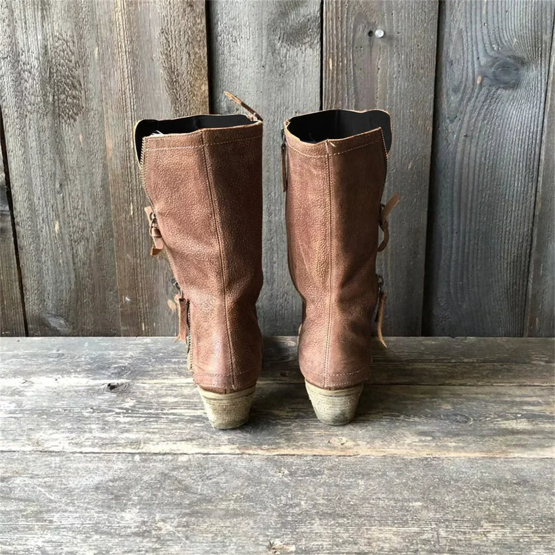 Lily | Classic Waterproof Leather Boots