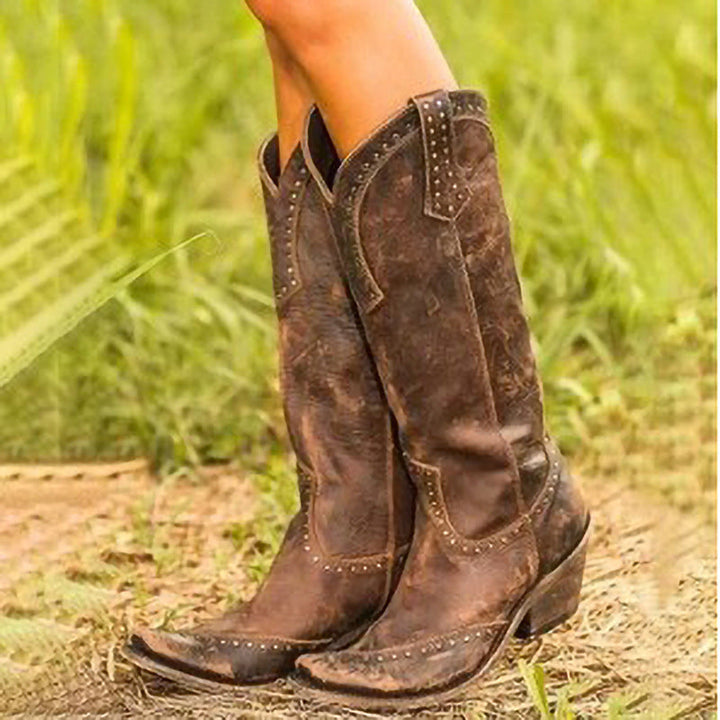 Evelyn | Minimalist Modern Leather Boots