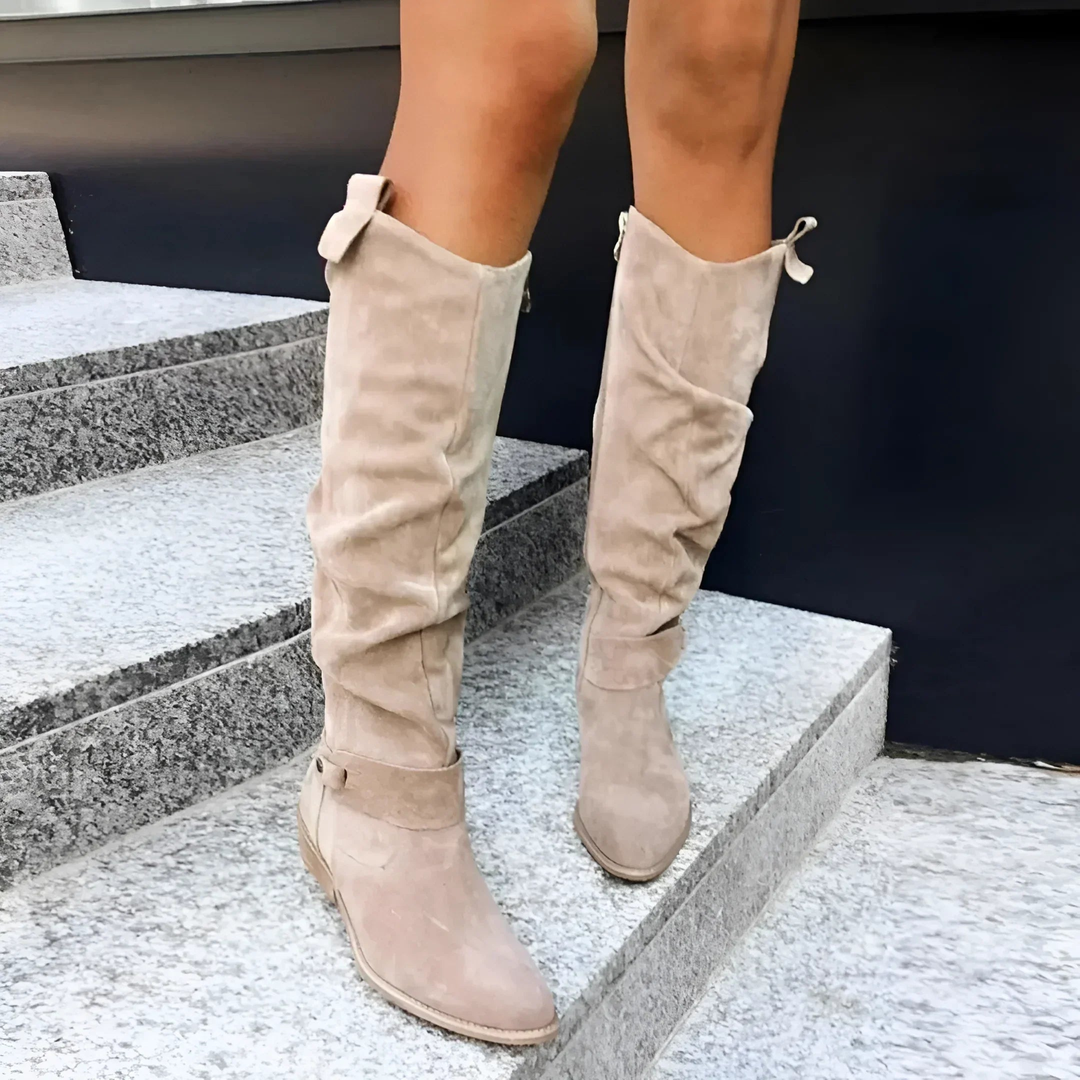 Daisy | Elegant Suede Knee Boots