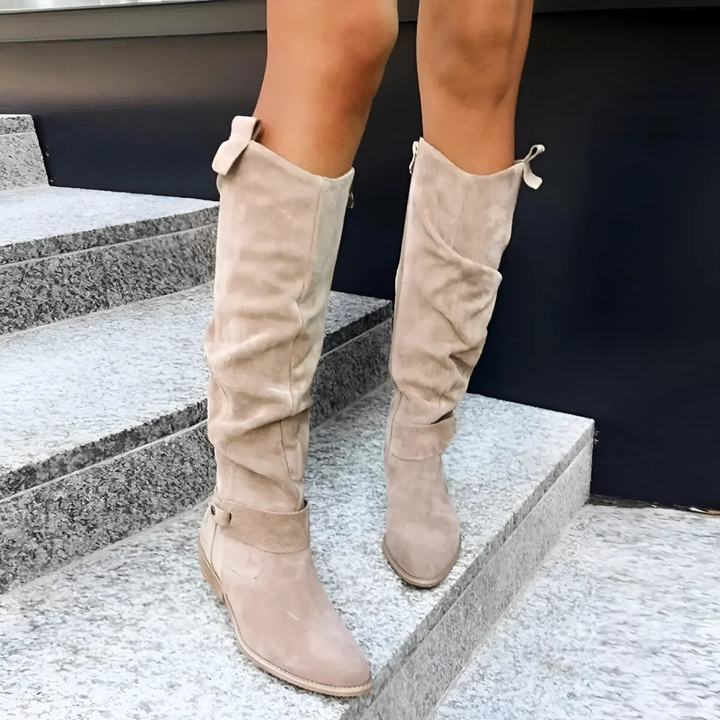 Daisy | Elegant Suede Knee Boots