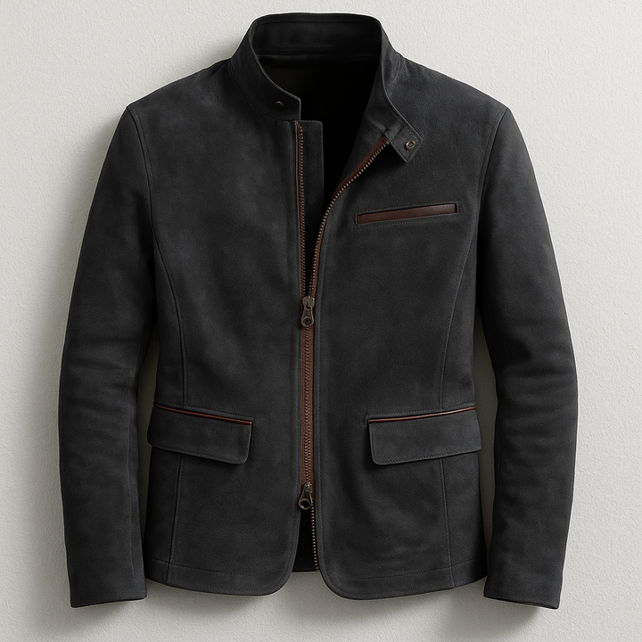 Raniel – Tailored Suede Jacket for All Seasons