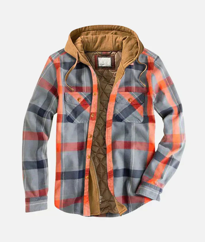 Rico – Patchwork Plaid Jacket for Men