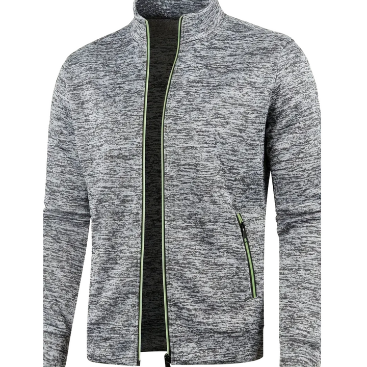 Clint – Classic Zip-Up Knit Jacket