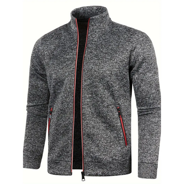 Clint – Classic Zip-Up Knit Jacket