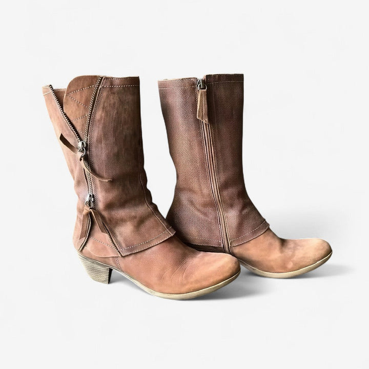 Lily | Classic Waterproof Leather Boots