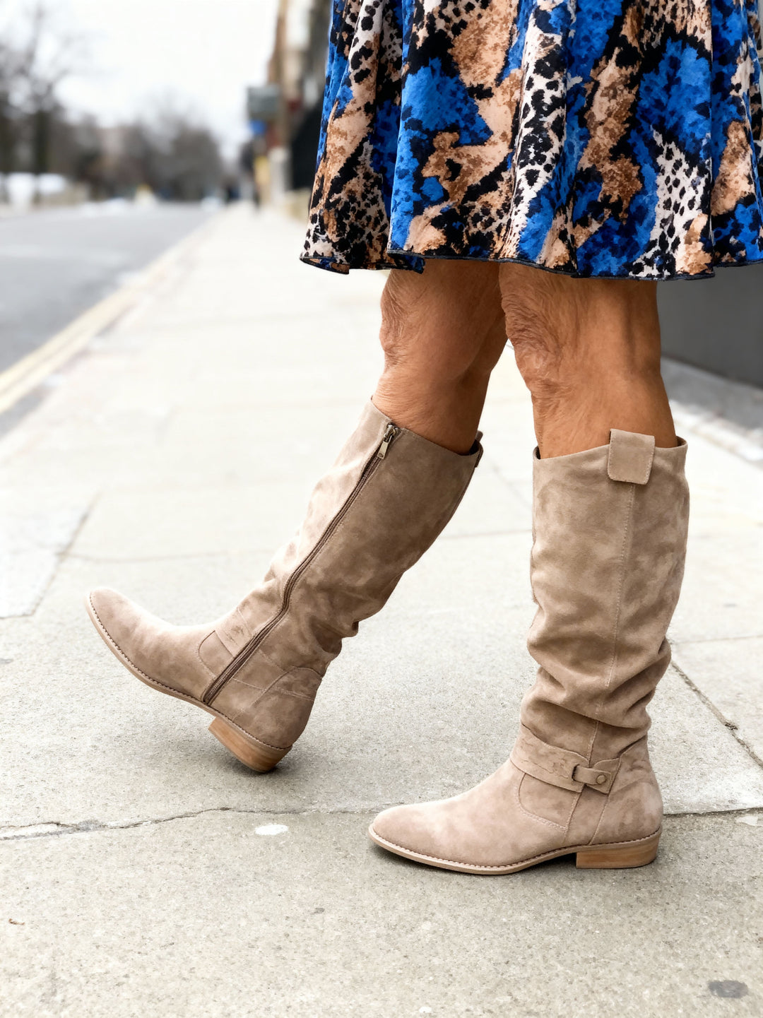 Daisy | Elegant Suede Knee Boots