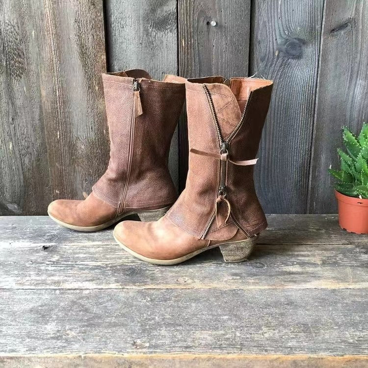 Lily | Classic Waterproof Leather Boots