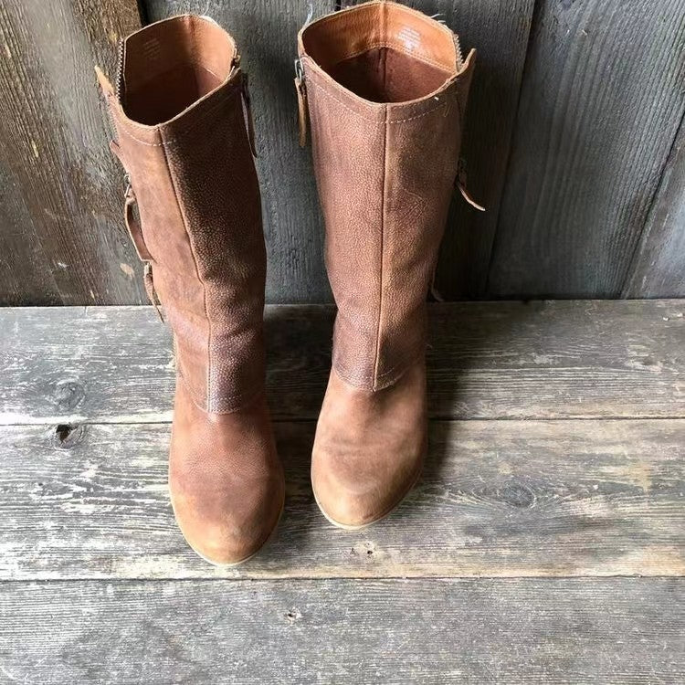 Lily | Classic Waterproof Leather Boots
