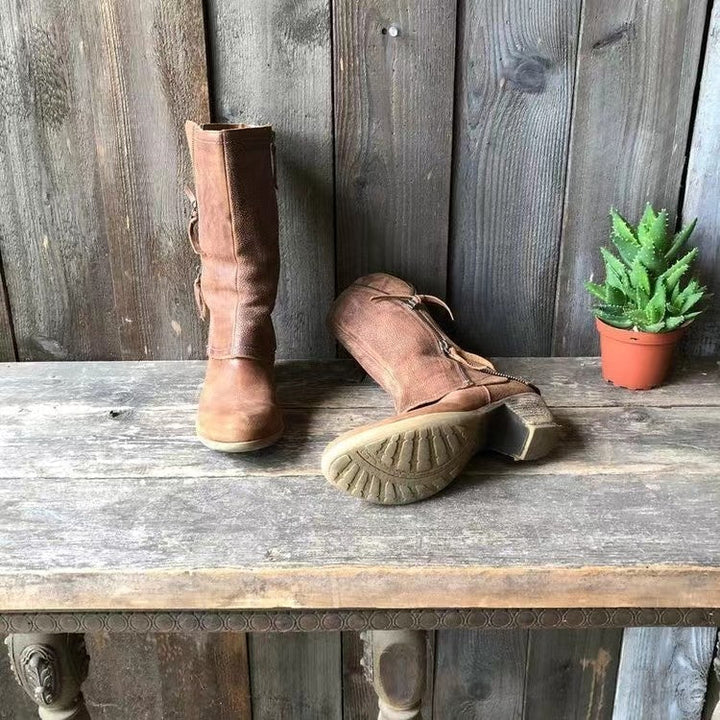 Lily | Classic Waterproof Leather Boots