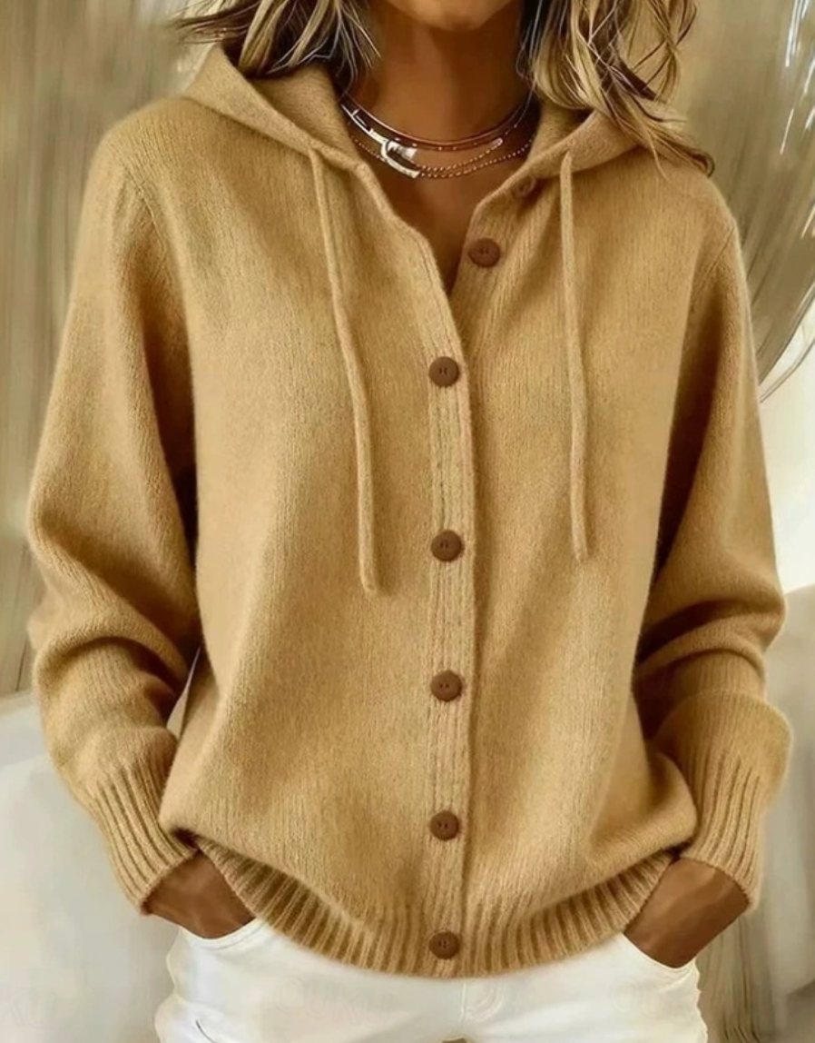 Vanessa | Cozy Hooded Cardigan