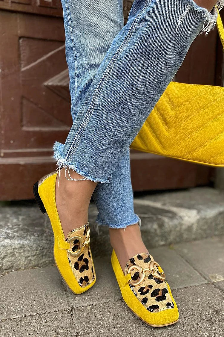 Assunta™ | Animal Print Loafers