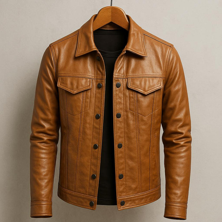Micheal – Rider Leather Jacket with Rugged Charm