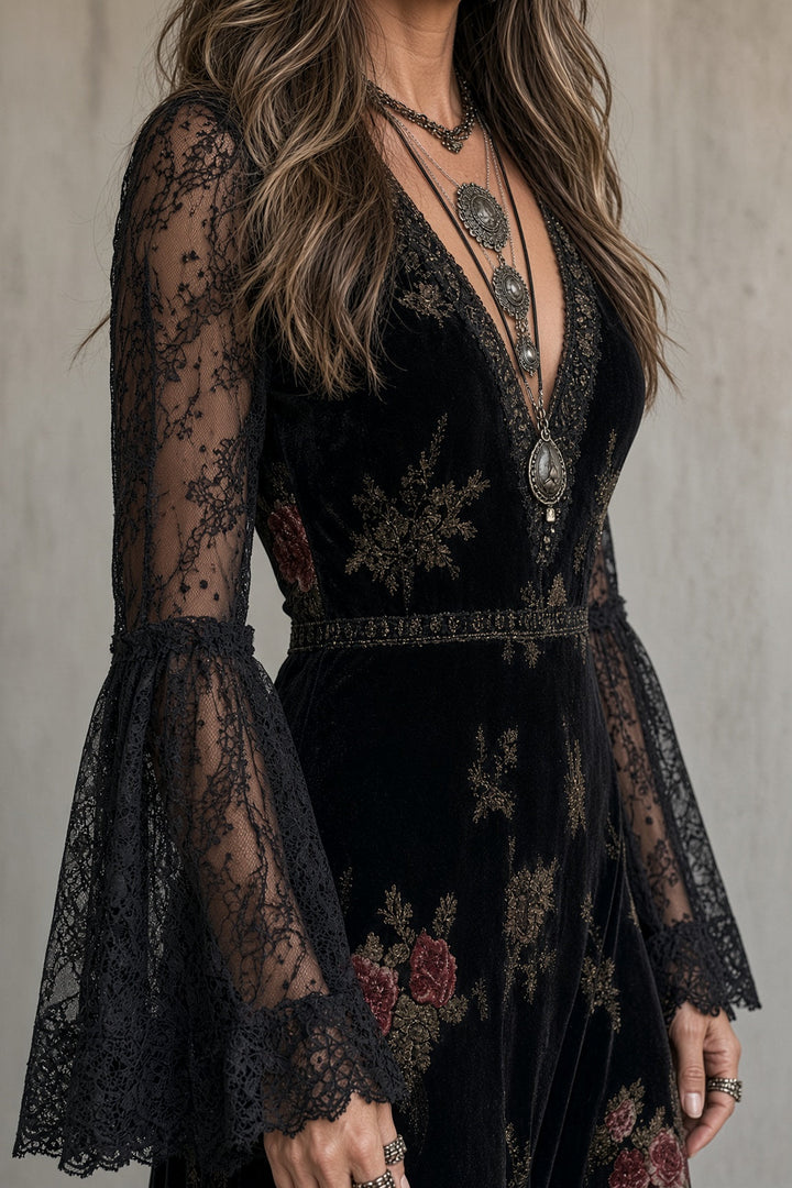 Natalie Velvet Dress