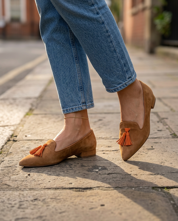 Livia™ | Pointed Toe Slip-On Flats