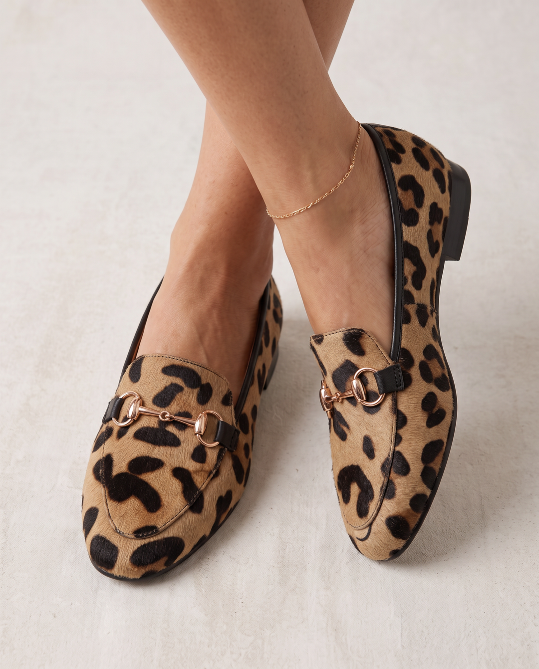 Serena | Leopard Loafer with Bit