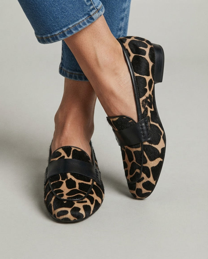 Giulia™ | Apricot Giraffe Moccasin