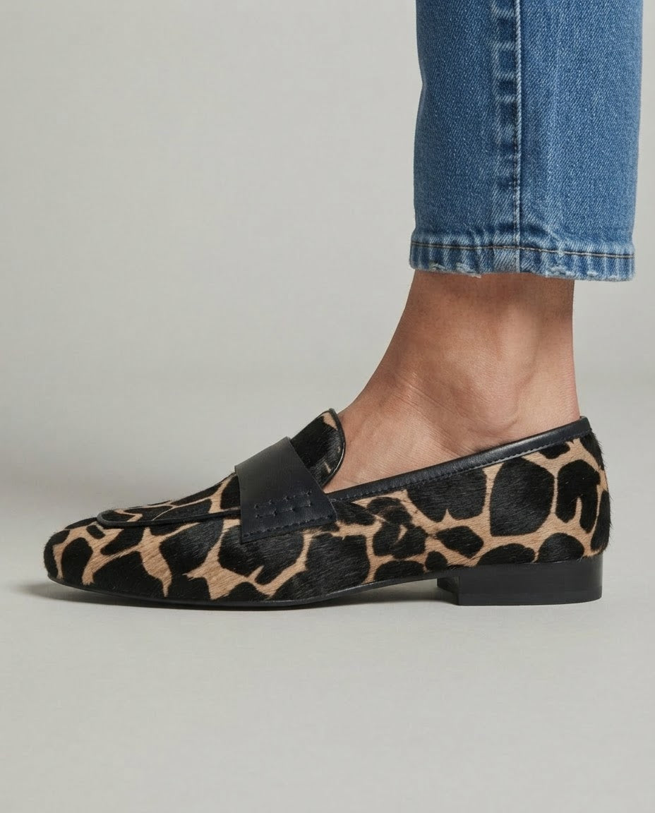 Giulia™ | Apricot Giraffe Moccasin