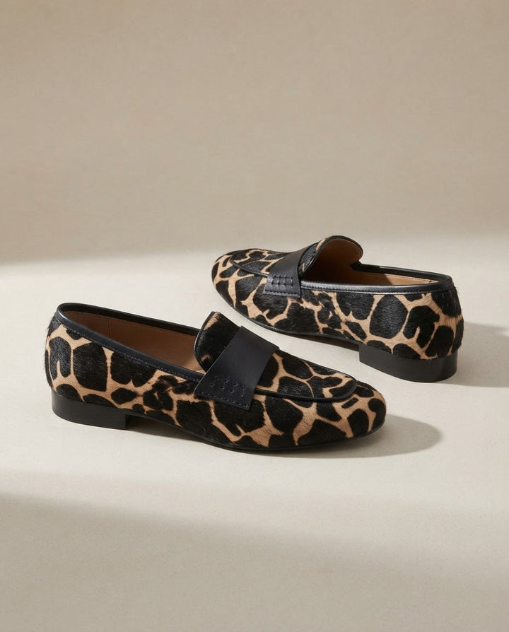 Giulia™ | Apricot Giraffe Moccasin
