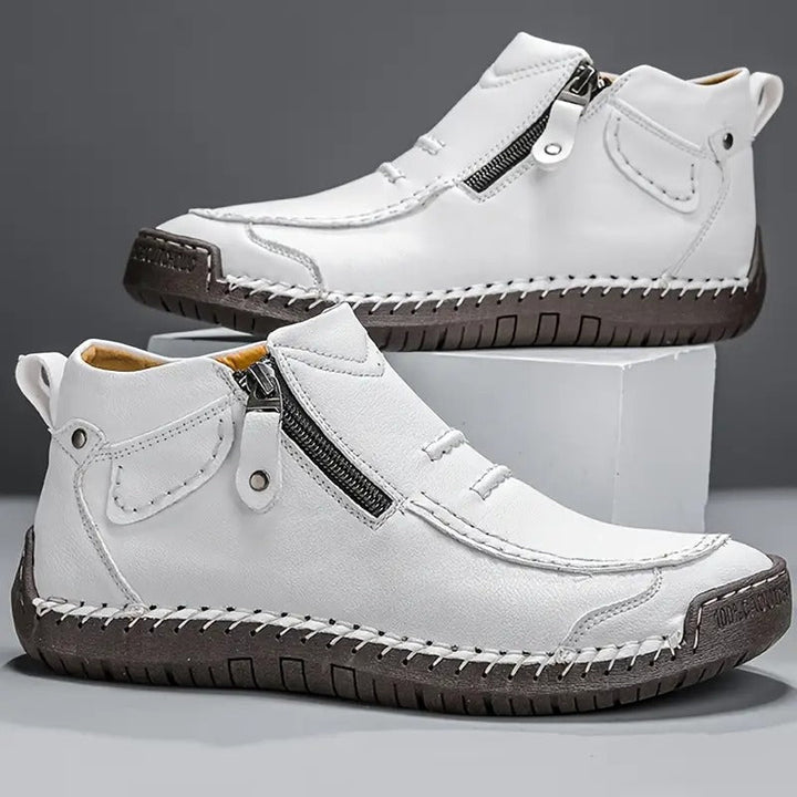 Parker Orthopedic Side-Zip Shoe - White